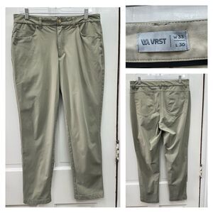 VRST limitless 5 pocket khaki golf pants slacks‎ men's 33